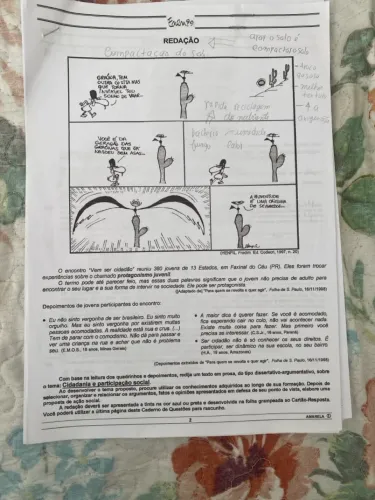 Enem 1999 - impressão 