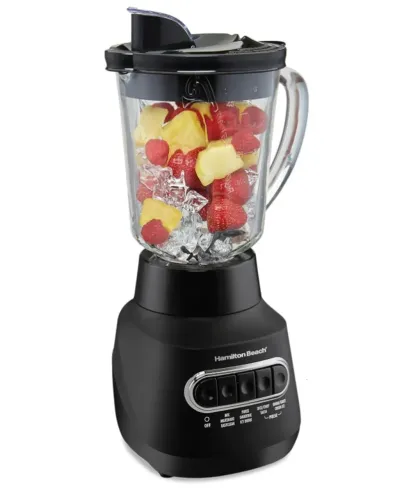 Liquidificador Hamilton Beach Power Elite® 800W, 5 vel., Jarra De Vidro 1,2L -220V (NOVO)