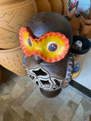 Escultura em barro