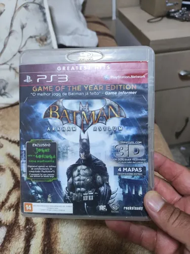 Jogo ps3 Batman Arkhan Asylum