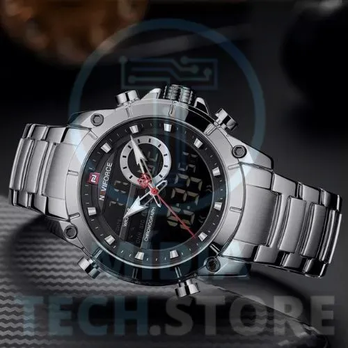 Relógio Masculino NAVIFORCE Analógico Digital Cronógrafo
