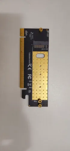 Adaptador M.2 NVMe SSD para PCIe x16 - Suporta 2230/2242/2260/2280
