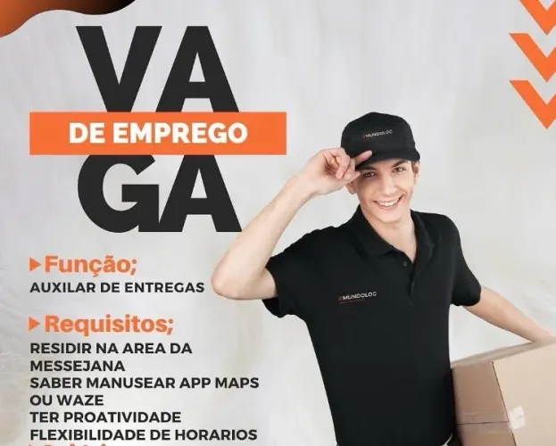 Vaga ajudante de motorista!