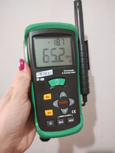 Termo Higrômetro Digital Modelo Ht-300 Marca Instrutherm, original, boa marca