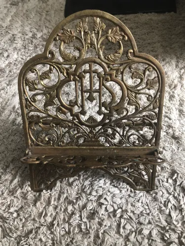 Porta Bíblia Bronze com Monograma