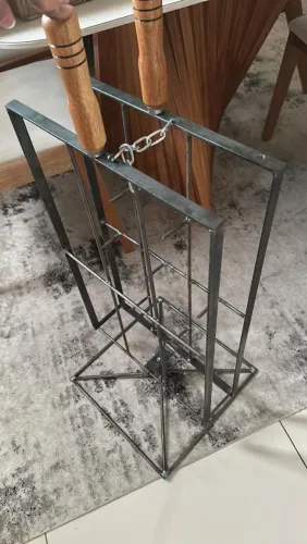 Estrutura completa para fazer costelão gaucho