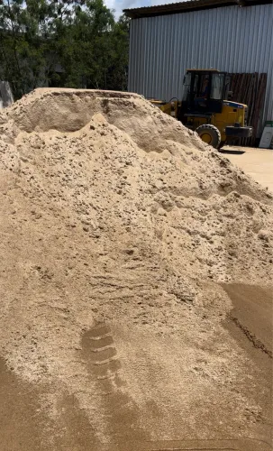 Areia lavada média caçamba 5mt
