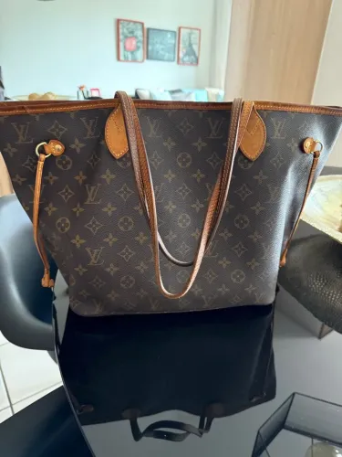Bolsa Louis Vuitton Original usada, modelo Neverfull MM