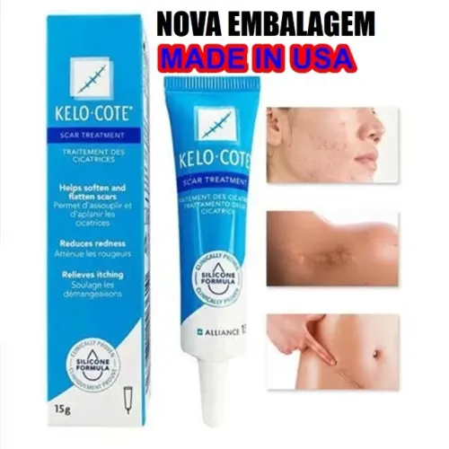 [2Un.] Kelo-cote Nova Embalagem Gel De Silicone Para Cicatrizes 15g