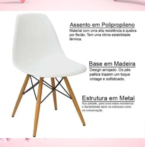 Promoção Cadeira Palito Branca - 10/05