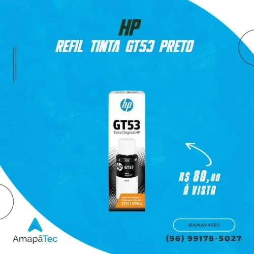 Tinta Hp Gt53 Hp Preta