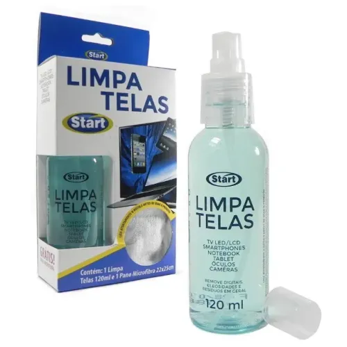 Limpa Telas com Pano em Microfibra