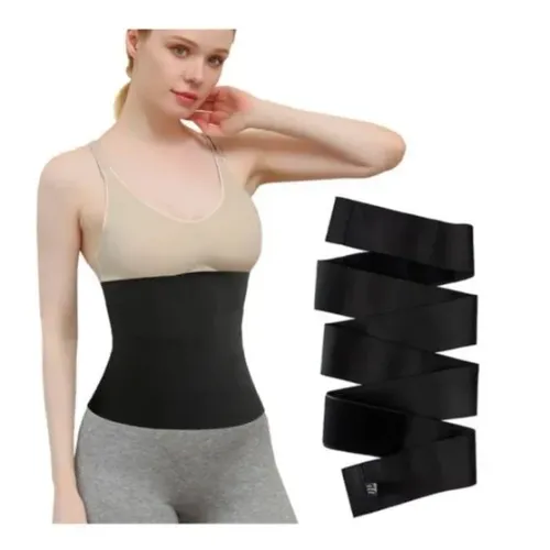 Cinta Faixa 5m Corset Cintura Emagrecimento Cinto Modeladora