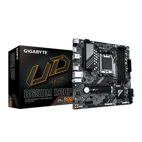 Placa Mãe AM5 B650M DDR5 Gigabyte D3HP 1 Ano de Garantia - WZetta