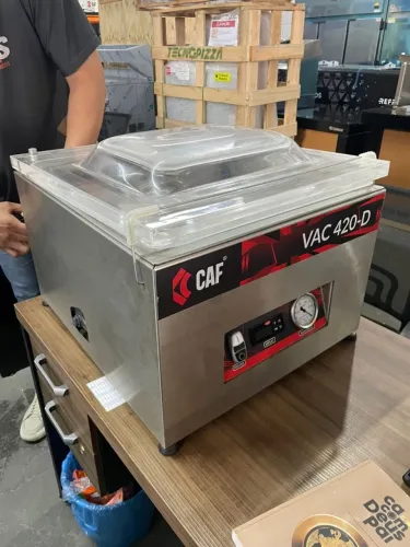 Seladora de câmara a vácuo duas barra de selagem 45cm semi nova (Ester) 