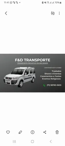 Doblo 7 lugares c/ motorista ano 2021