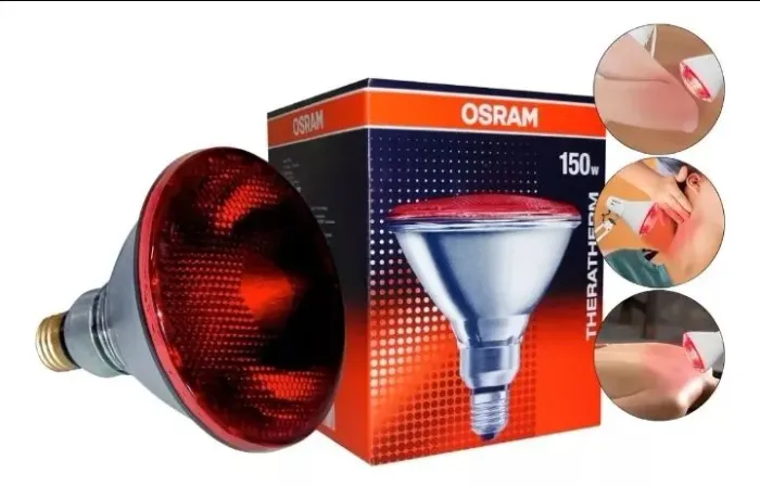 Lâmpada Infravermelha OSRAM 150W - Terapia de Calor