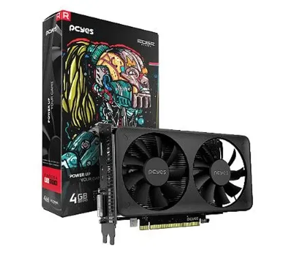 Placa de Video RX 550 4GB Dual Fan (Nova, 10x sem juros, Entrega Manaus*)