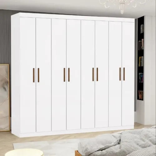 Guarda Roupa 8 Portas 4 Gavetas Com Espelho Novo fazemos entrega