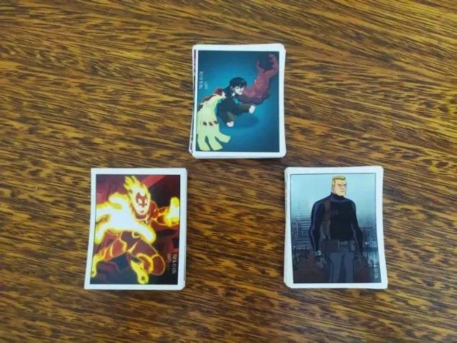 Conjunto De 129 Figurinhas Do Ben 10