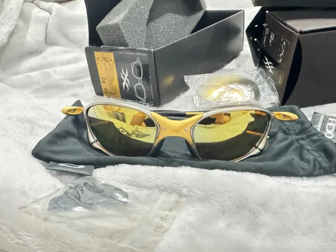 Oakley 24k de fábrica impecável! Double X 