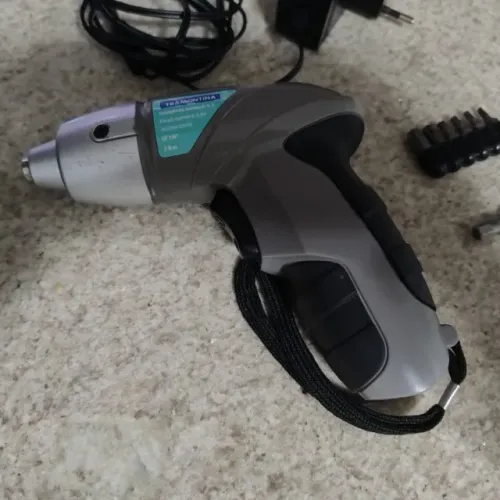 Parafusadeira Tramontina A Bateria Ni-cd 3,6v - 21 Pcs Cor Cinza