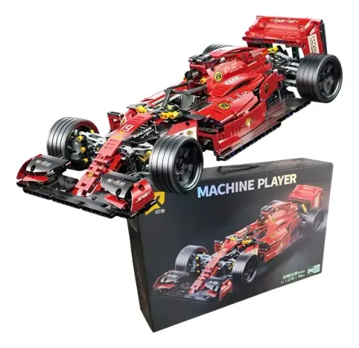 Kit Bloco de Montar F1 Super Carro de Corrida Machine Player 1161 Peças
