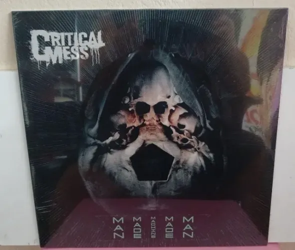 lp disco de vinil - critical mess - man made machine made man - importado