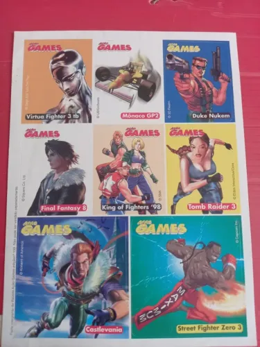 Revista Game Ação N 139 - Figurinhas - Muito RARO