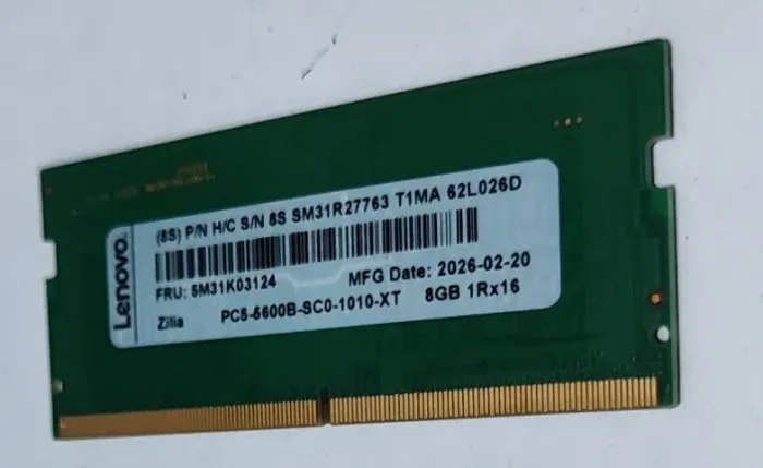 Memória Notebook 8GB DDR5 5600Mhz 