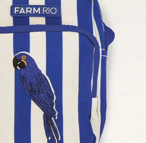 Bolsa Farm Gema Arara Listrada