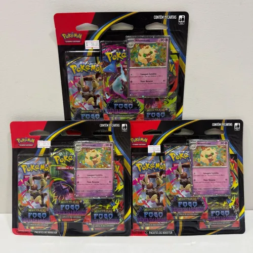 Triple Pack MegaEvolução Fogo Fantasmagórico Pokémon TCG - FFSTOREGAMES