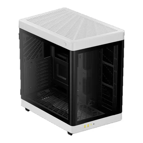 Gabinete Gamer Gamdias, Full Tower, ATX, Lateral em Vidro Temperado, Preto e Branco