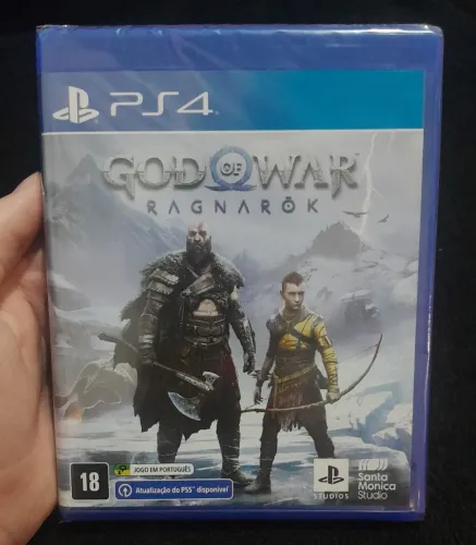 God of War Ragnarok PS4 - Novo e Lacrado