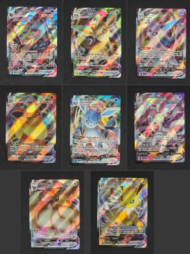 Umbreon, Glaceon, Espeon, Flareon, Glaceon, Sylveon, Eevee, Jolteon Vmax