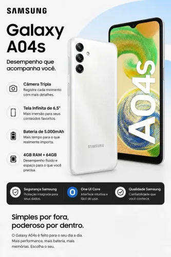 Samsung A04s PARCELO ENTREGA GRÁTIS