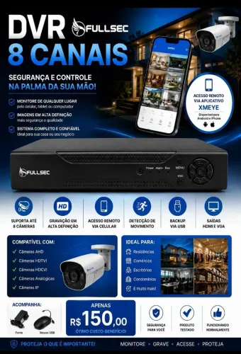 DVR para câmera externa