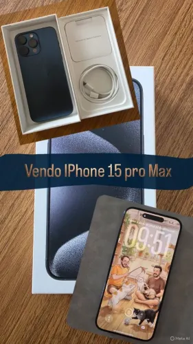 Iphone 15 Pro Max 256Gb Azul 