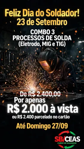 Curso profissionalizante de solda