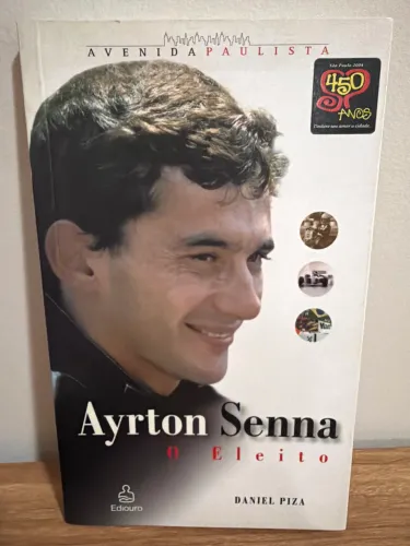 Livro Ayrton Senna O Eleito Avenida Paulista Daniel Piza Ediouro