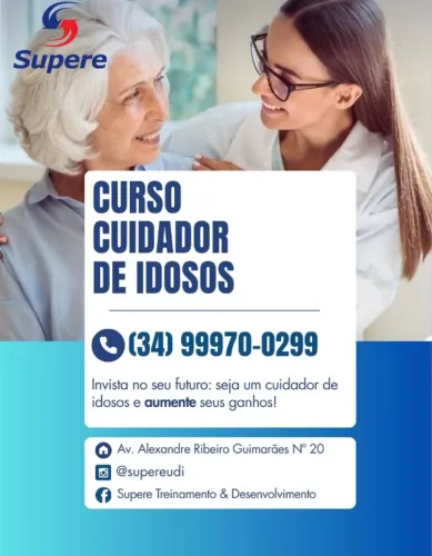 CURSO DE CUIDADOR DE IDOSOS - O melhor de Uberlândia