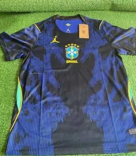 Camiseta Brasil Azul Jordan Tailandesa