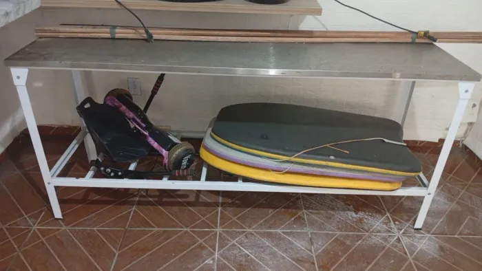 Mesa de inox 2 metros