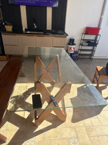 Mesa de Vidro Super Moderna