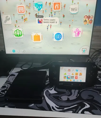 Nintendo Wii U (raridade) Desbloqueado com jogos.