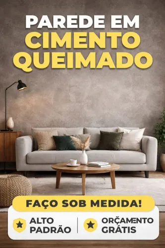 Parede em Cimento Queimado Profissional | Acabamento Alto Padrão + Orçamento Grátis