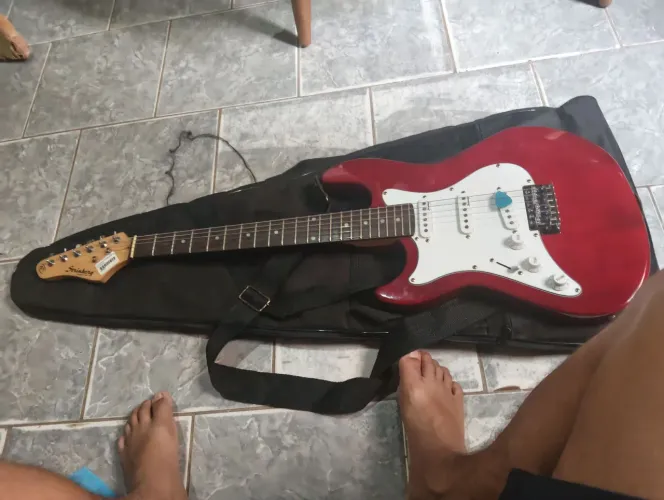 Vendo guitarra strinberg com bolsa