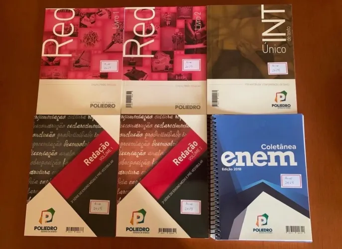 Livros poliedro redação e interpretação 