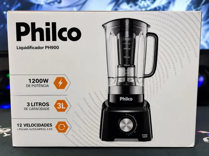 Liquidificador, Ph900, 3L, Preto, 220V, Philco