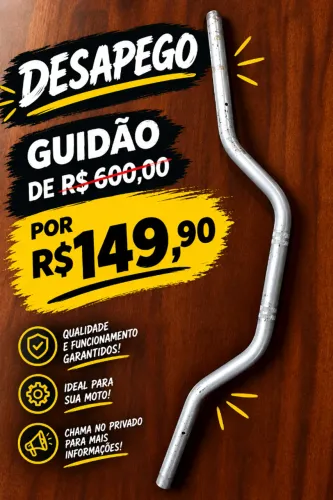 Guidão moto XRE 190 original